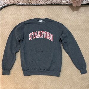 *NWOT* Stanford Grey Crewneck Sweatshirt, Dark Grey, Size M